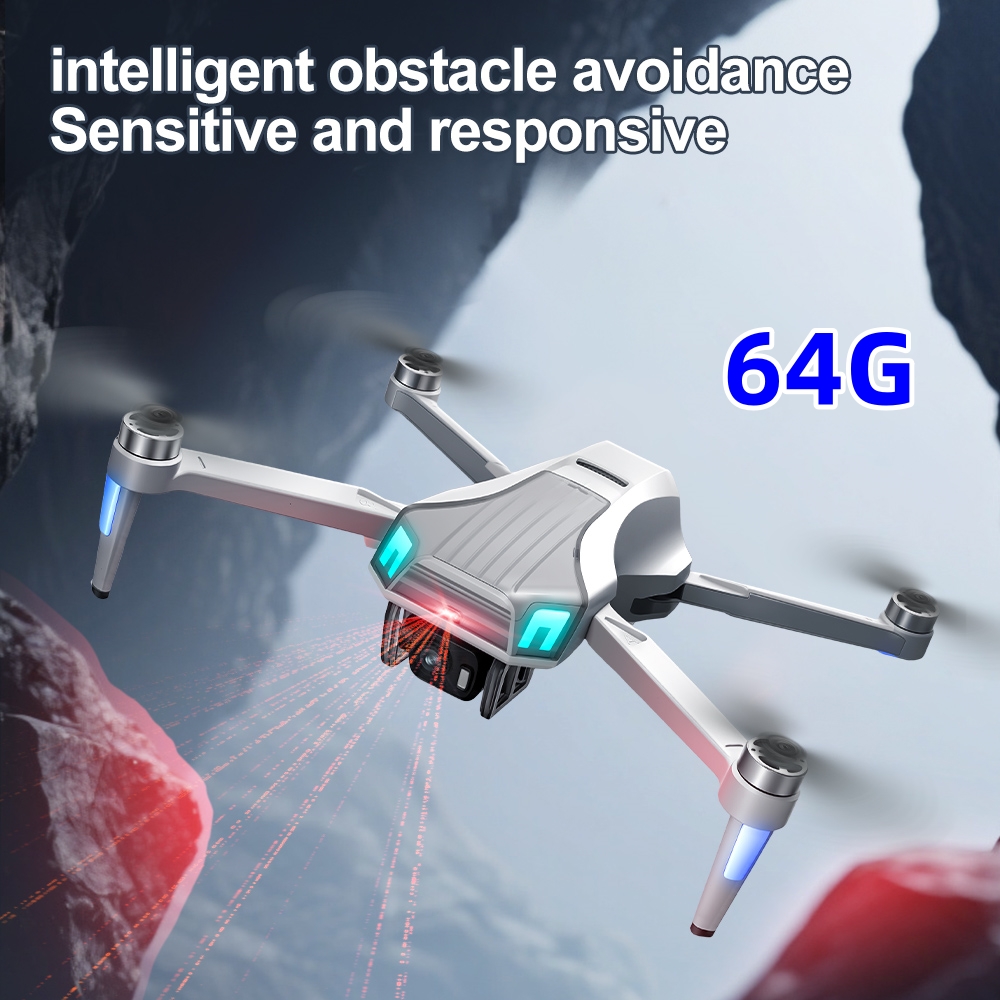 Drone Gimbal 3 Axis - Drone GPS NCZOBOE U55 avec télécommande