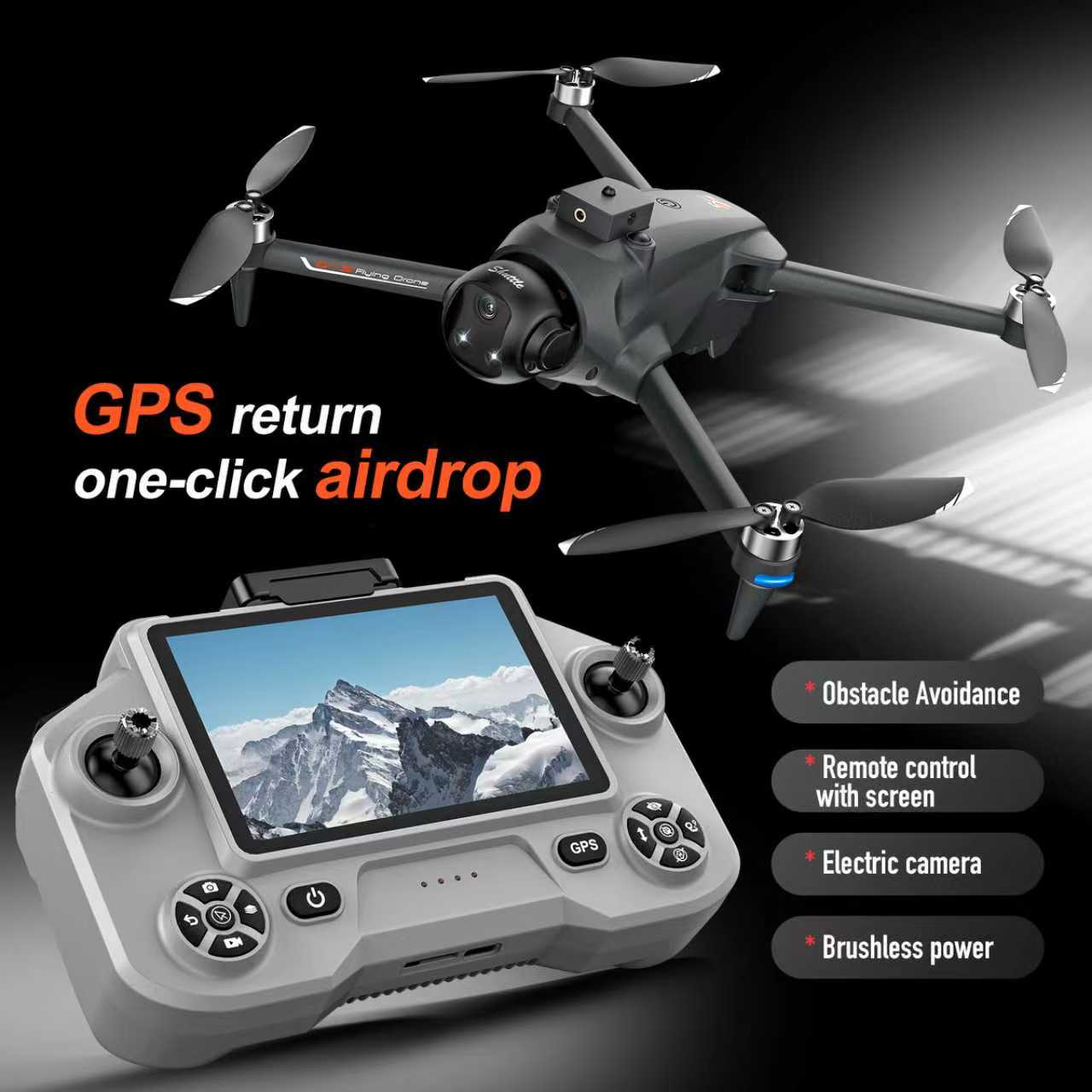 Drone Gimbal 2 Axis - Drone Quadricoptère FPV GPS YL059 avec