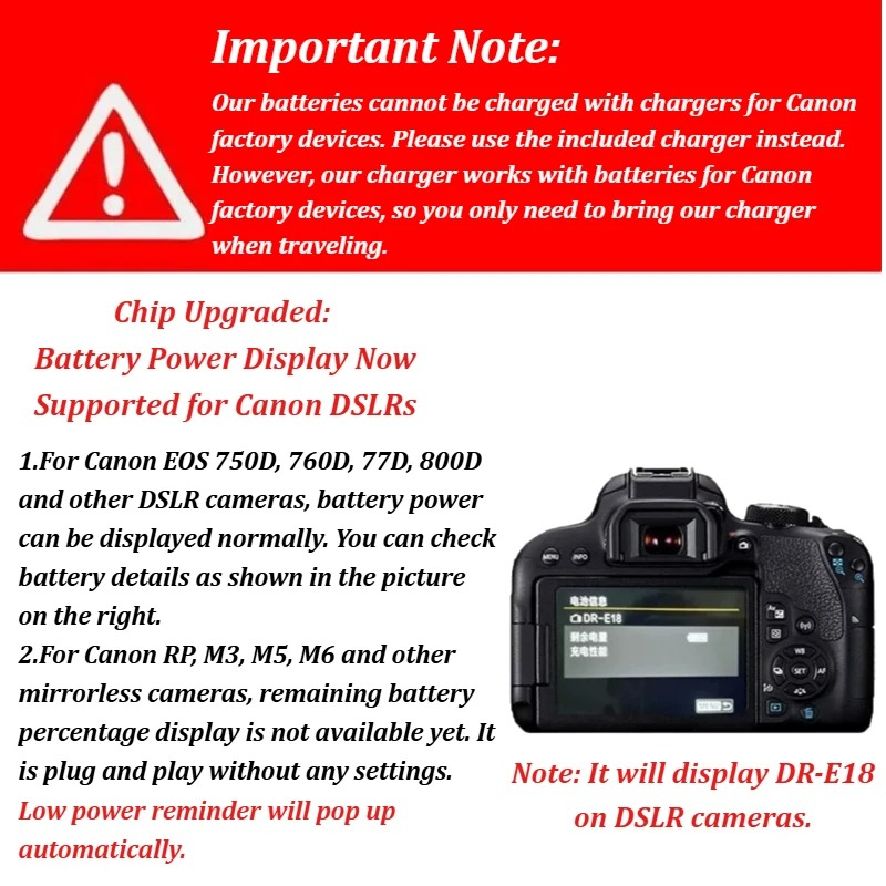 Batterie Li-ion rechargeable L - Canon Camera Eos R8 avis et prix