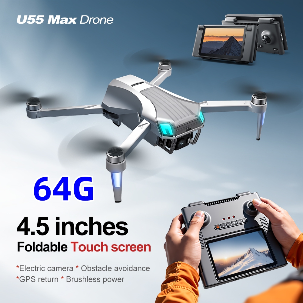 Drone NCZOBOE U55 avec GPS et  - Drone Gimbal 2 Axis avis et prix