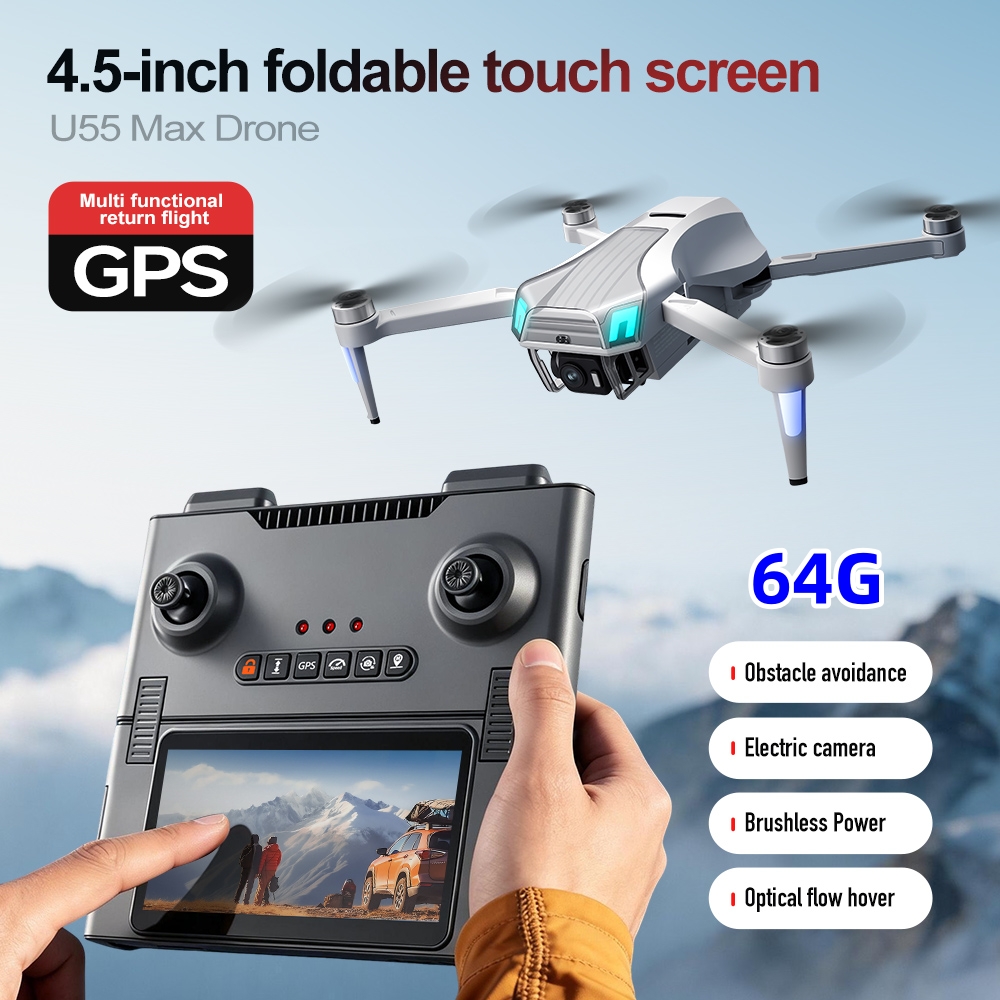 Drone NCZOBOE U55 avec GPS et  - Drone Gimbal 2 Axis avis et prix
